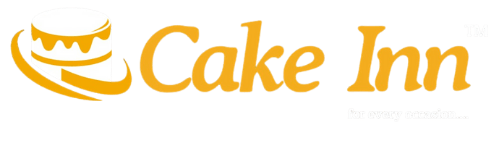Cake Inn Tablet Logo The cake inn logo is yellow and has a crown on it.