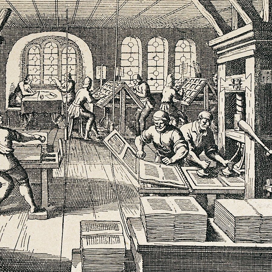 Stampa antica tipografia