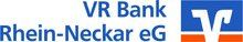 Ein blau-oranges Logo für die VR Bank Rhein-Neckar EG