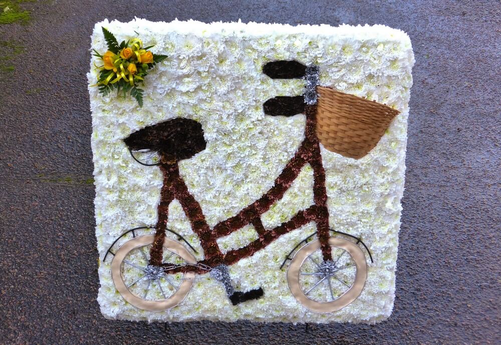 10. Custom made old Bicycle 2ft x 2ft