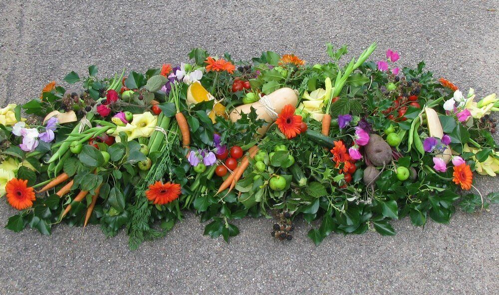 30. The Market Gardeners Tribute, all he grew is here
