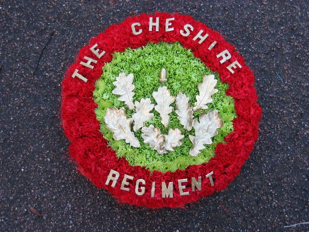 80.  The Cheshire Regiment emblem
