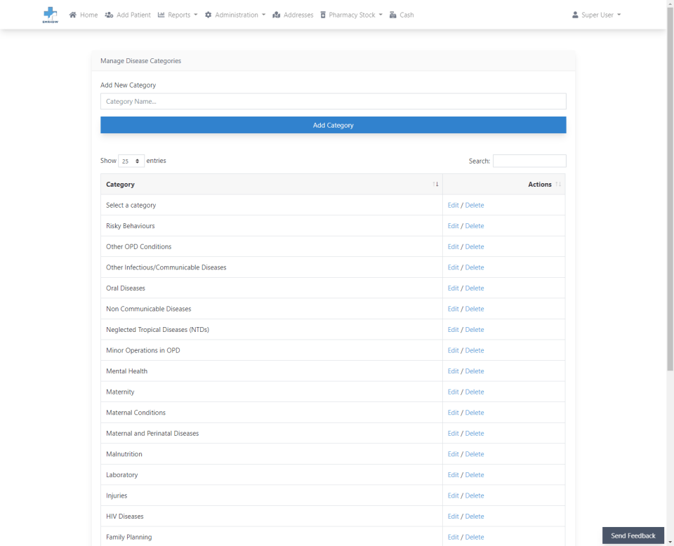 Startup Assets Collection management interface with categories and actions.