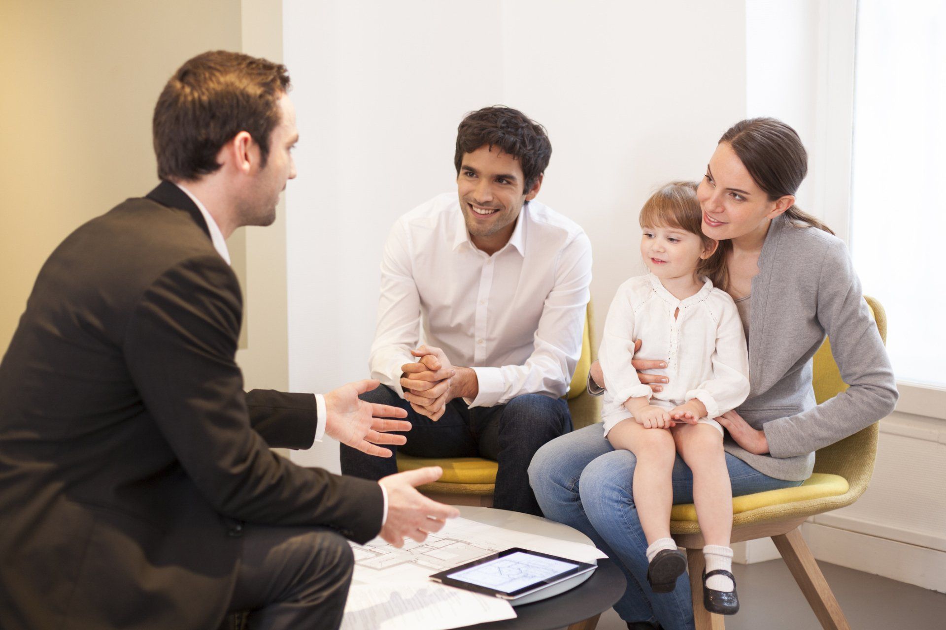Family Talking to a Lawyer — Richmond, VA — Janet E. Brown PC