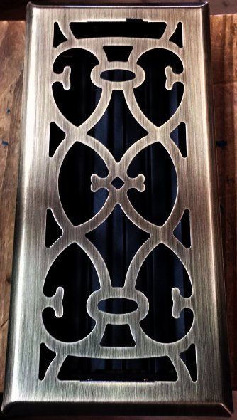 Floor Register 4 X10 Antique Brass — San Antonio, TX — Mair's Manufactured Home Supply
