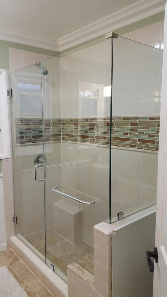 Clean Shower Glass Door — Pasadena, CA — A & S Glass and Mirrors
