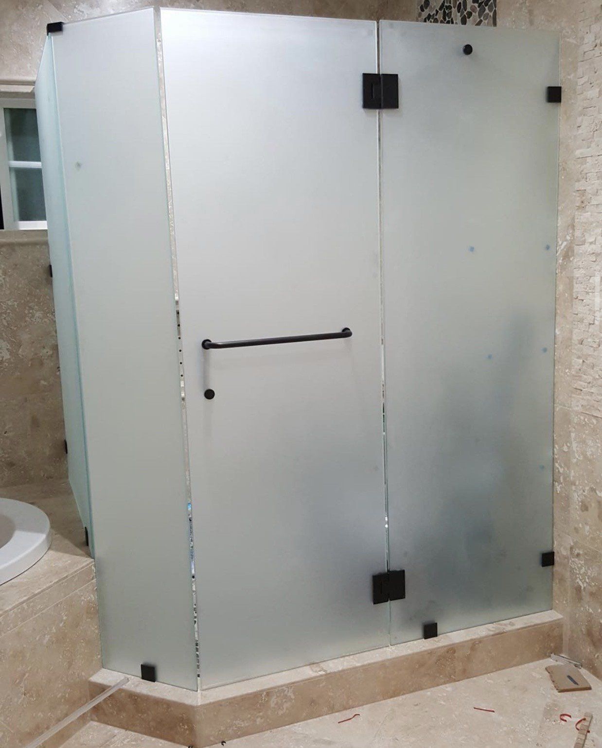 Door Made of Glass for Shower — Pasadena, CA — A & S Glass and Mirrors