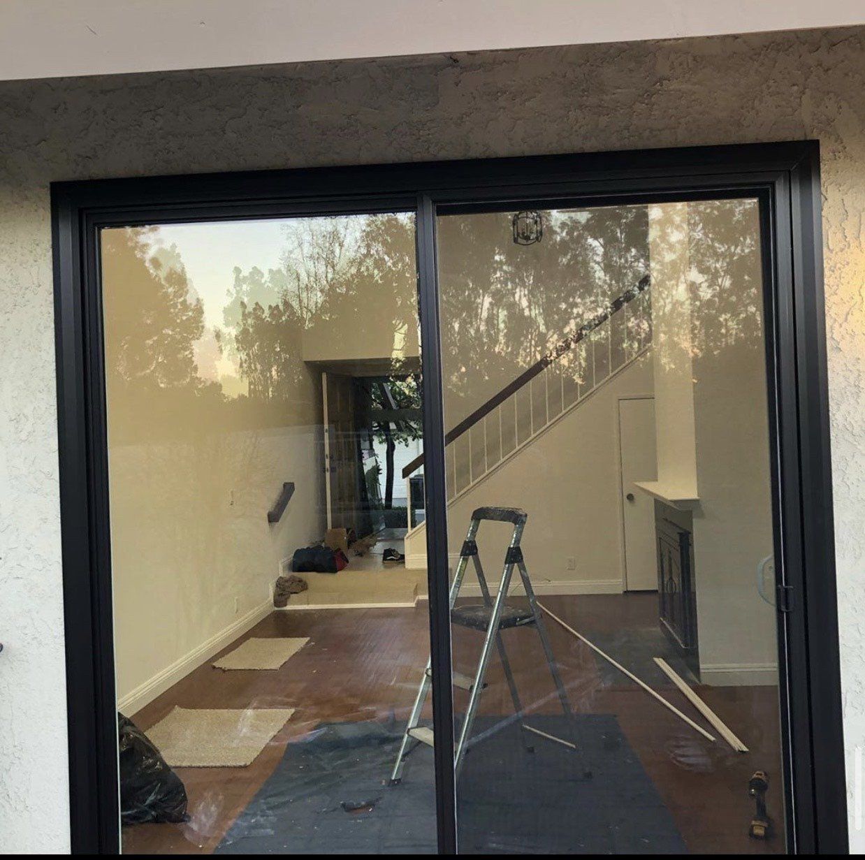 Installing of a Glass Door — Pasadena, CA — A & S Glass and Mirrors