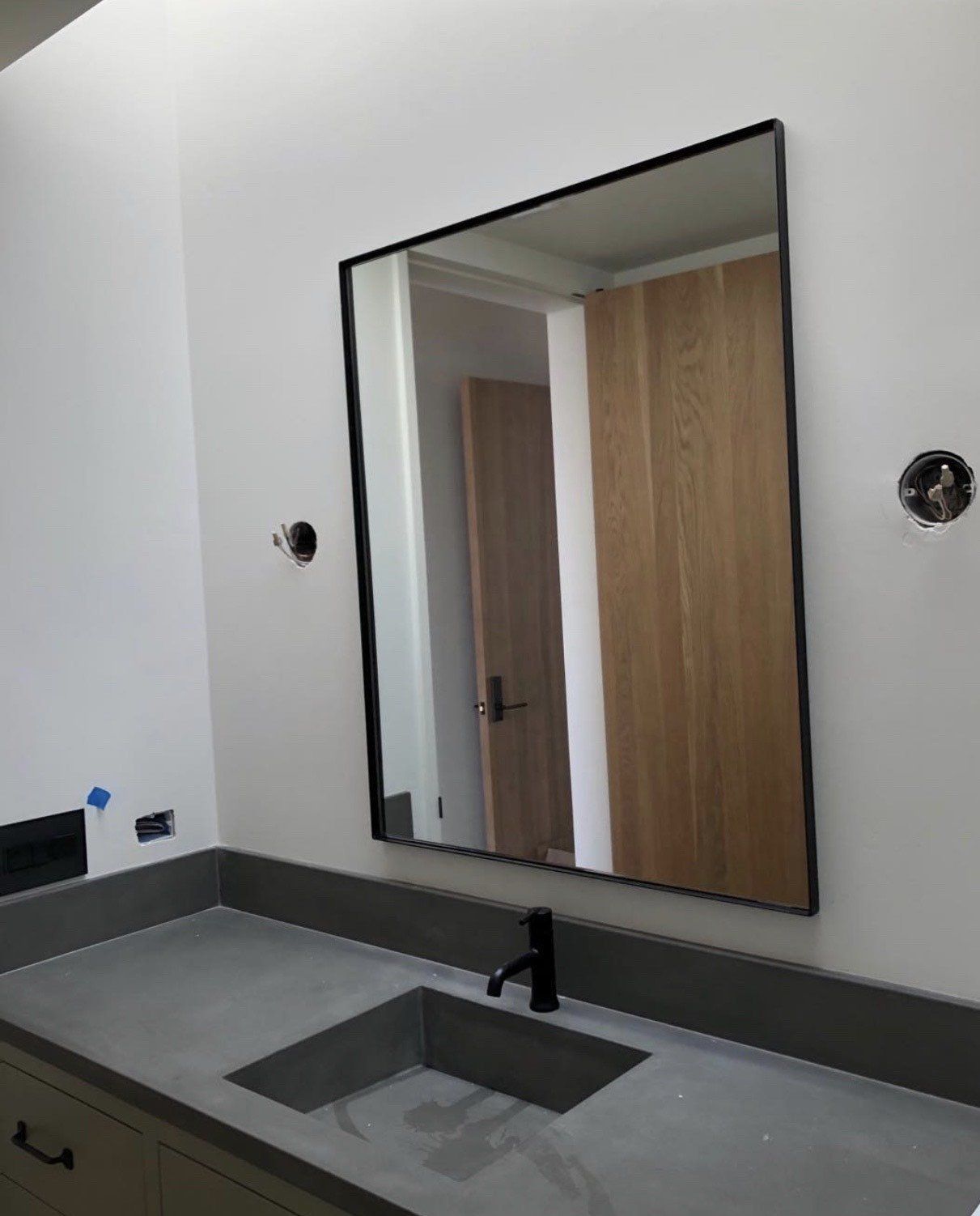 Huge Mirror Above the Sink — Pasadena, CA — A & S Glass and Mirrors