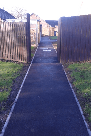 Call Mirwin Civil Engineering and Building Contractors on 0161 224 2989 for great project management Completed path between 6 Cheviot and 30 Hawke