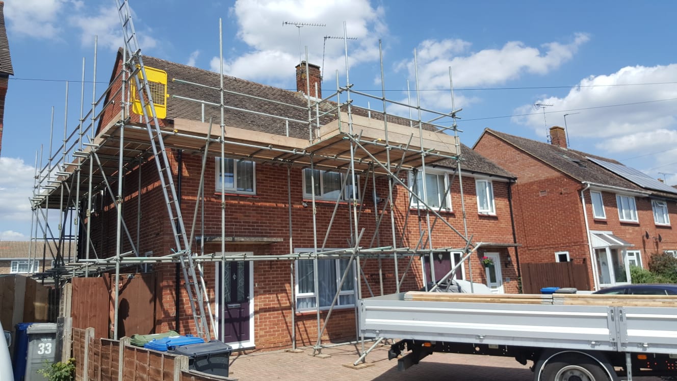 house scaffolding extension roof repair tower Guildford