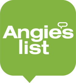 Angi’s List logo in white on a green speech-bubble icon