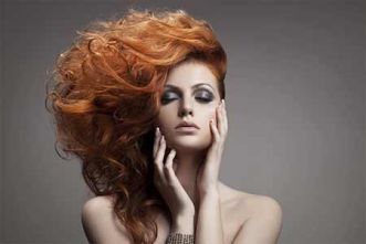 Red Head woman with side hairstyle in Lakewood, WA