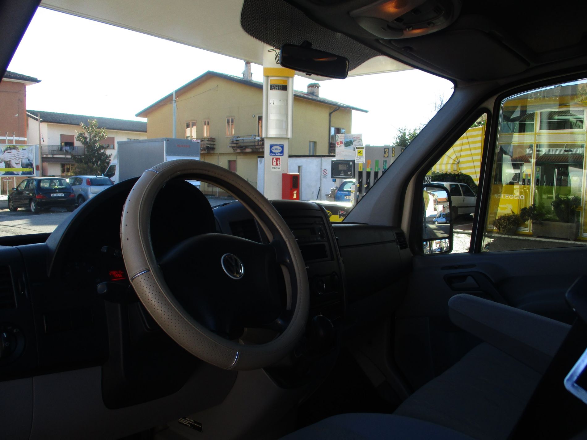 vista interna furgone Volkswagen Crafter