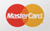 A close up of a mastercard logo on a white background.