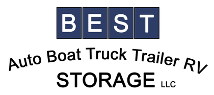 BEST Auto Boat Truck Trailer RV Storage LLC logo on white background