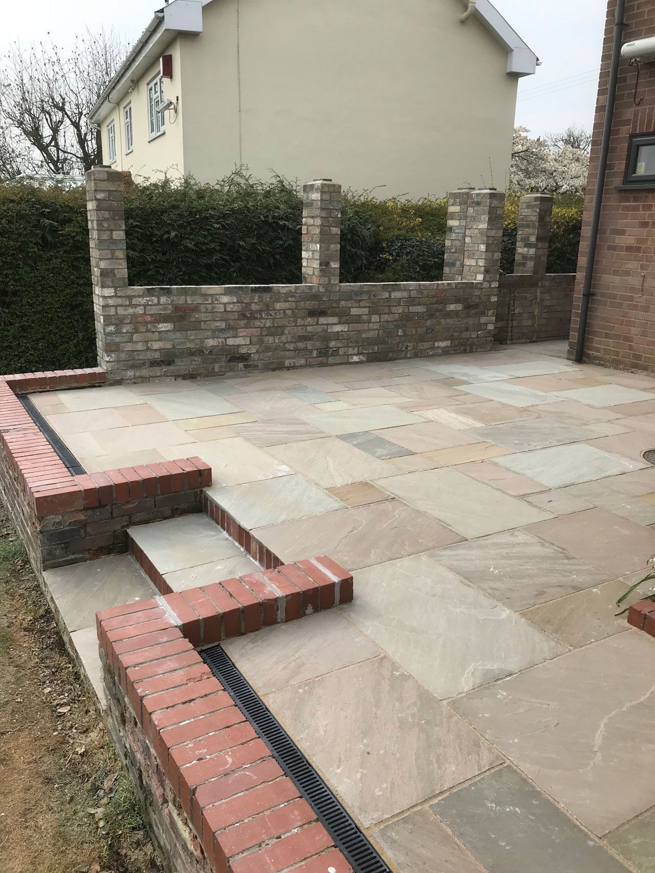 Installed patios
