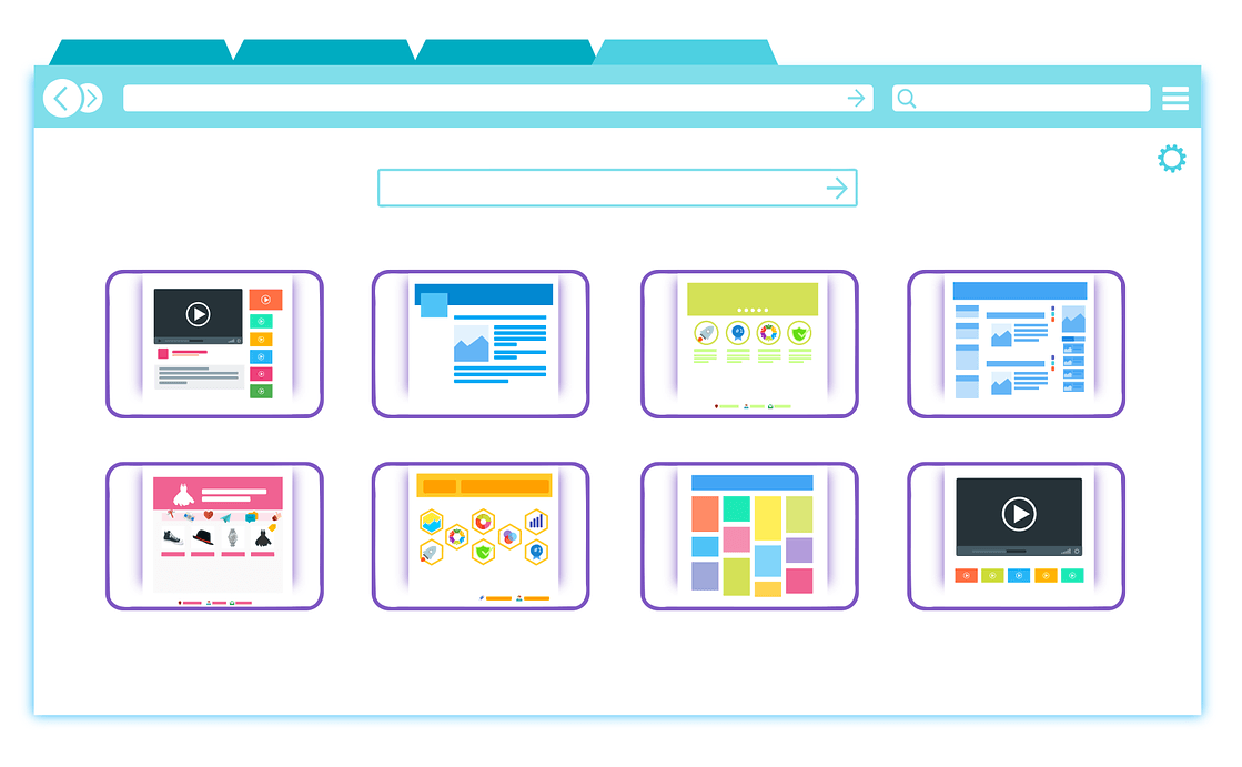 A computer screen with a bunch of different icons on it.