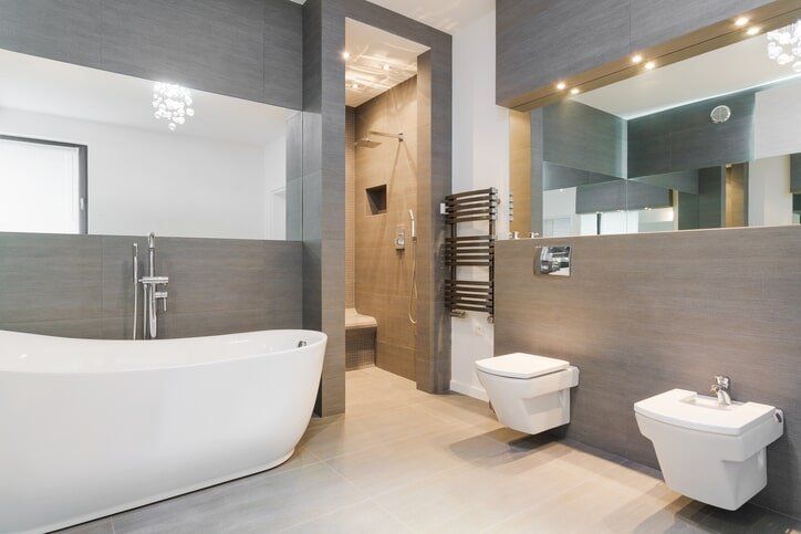 Elegant Classic bathroom — Bathroom Remodeling in Yonkers, NY Elegant Classic bathroom — Bathroom Remodeling in Yonkers, NY