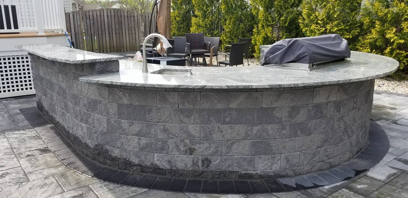 An Outdoor Sink — Freehold, NJ — New Jersey Pavers