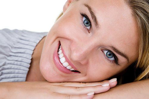 Smiling Woman With Healthy Teeth Smiling Woman With Healthy Teeth