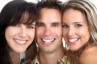 Friends smiling