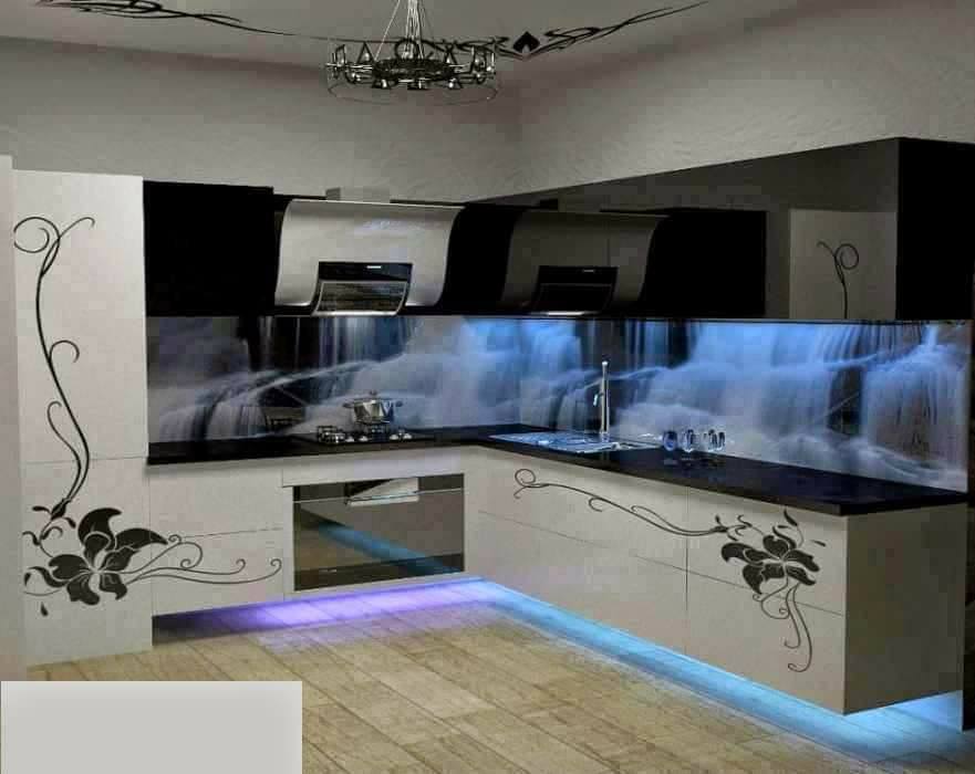 vetrata rivestimento cucina  cascate