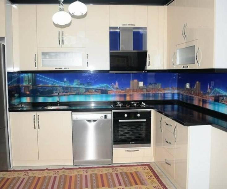 vetrata rivestimento cucina foto