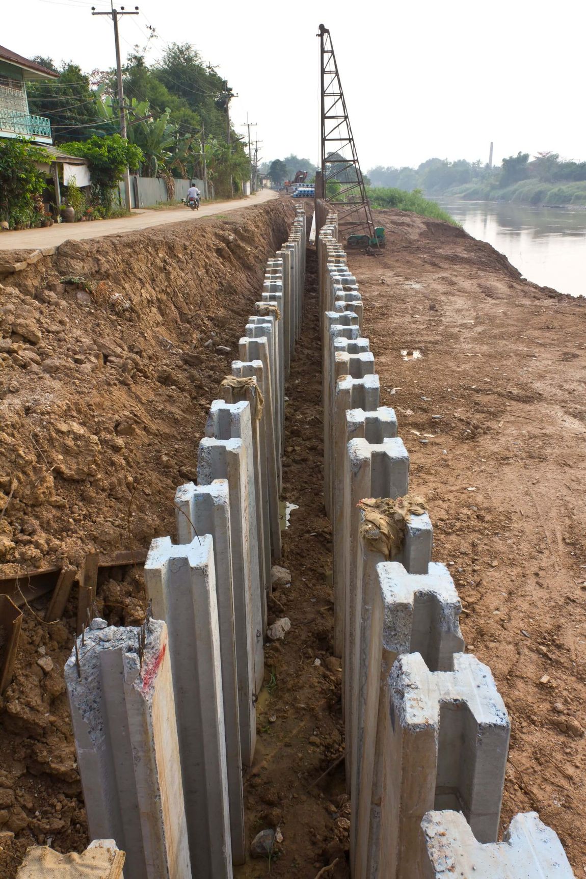costruzione di pali