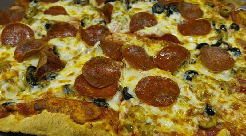 Pepperoni and Olives - Freshly Made Pizza  in Fort Wayne, IN