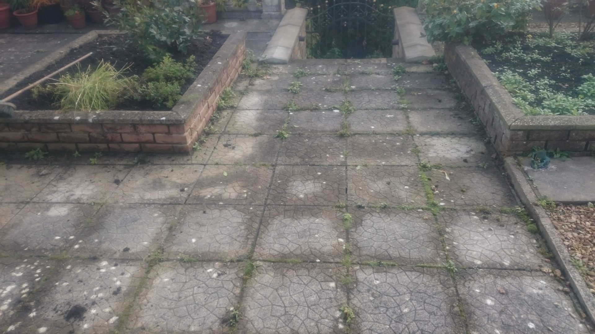 Laid patios
