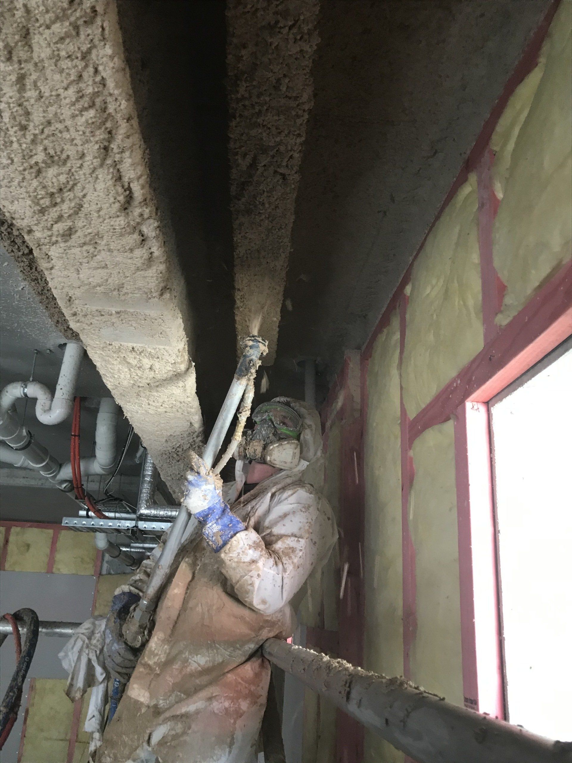 Intumescent paint application