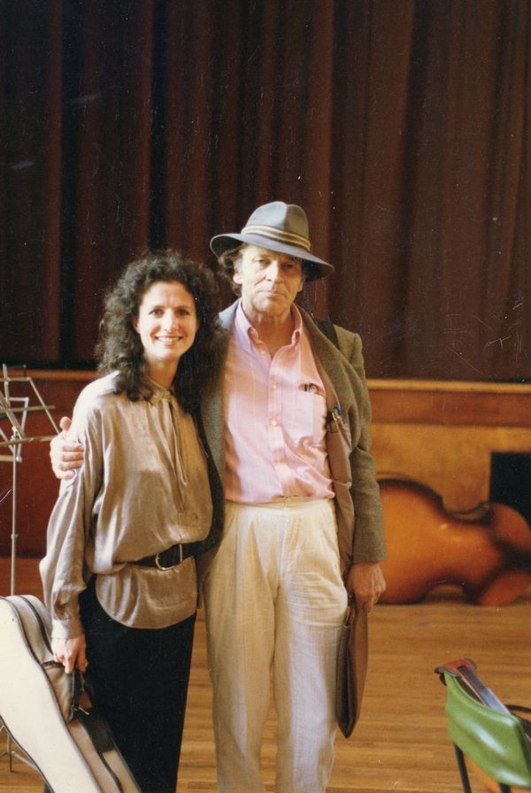 madeleine mitchell with her teacher