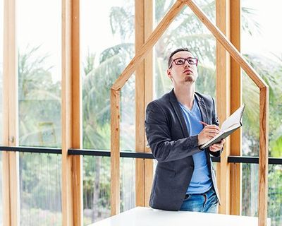 Attic Inspections — Man Inspecting in Jacksonville, FL