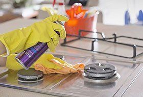 cleaning stove