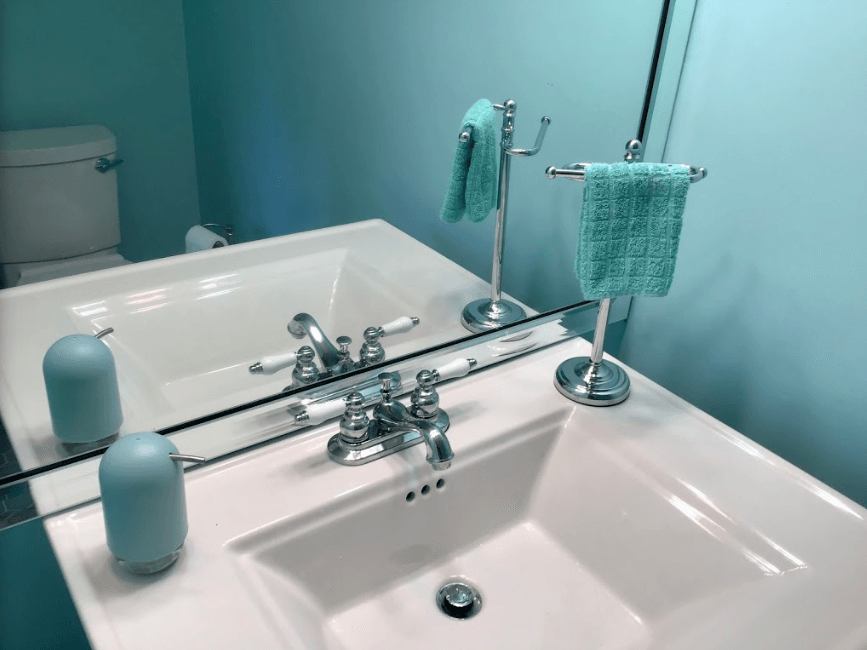 Bathroom Sink Glass in Sherwood Picture