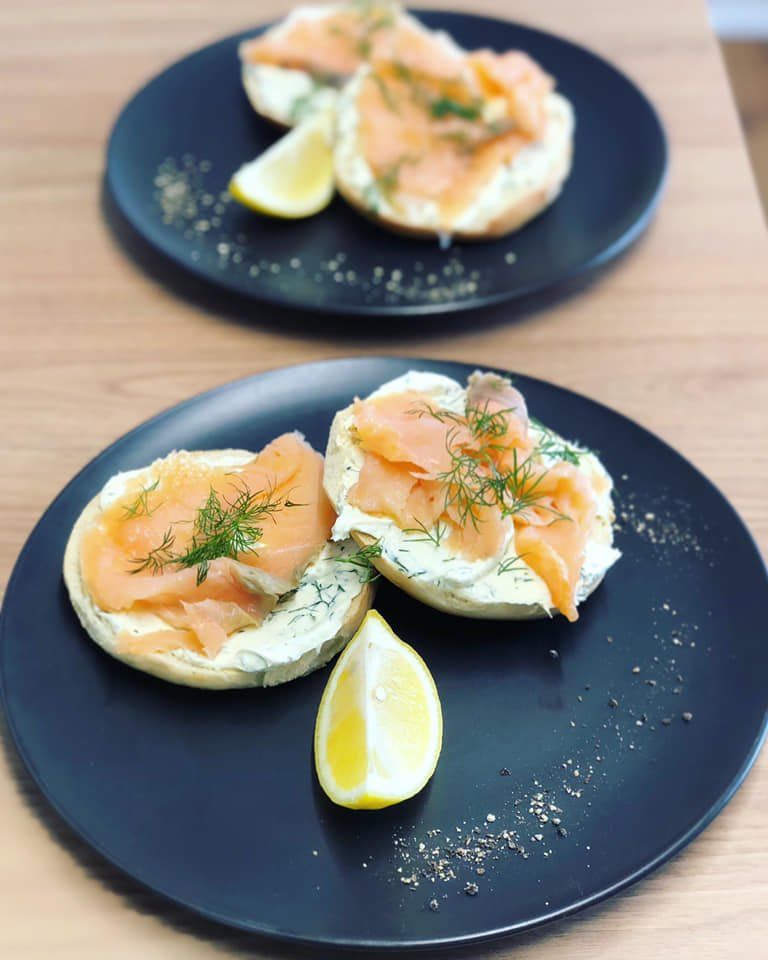 Two Plates With Slices Bread — A Nice Café in Nelson Bay