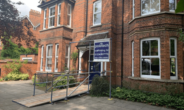 Scaffolding project in Bedford