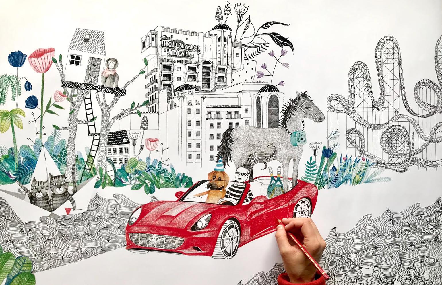 persoonlijke illustratie van dochter