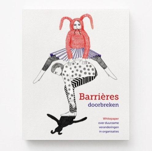 illustratie op de kaft van een boek