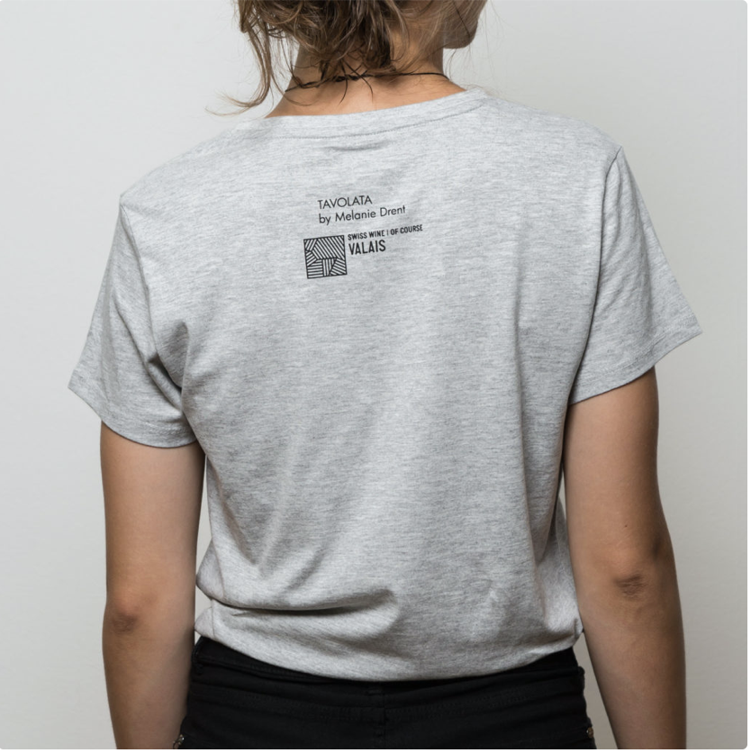 T-shirt ontwerp achterkant