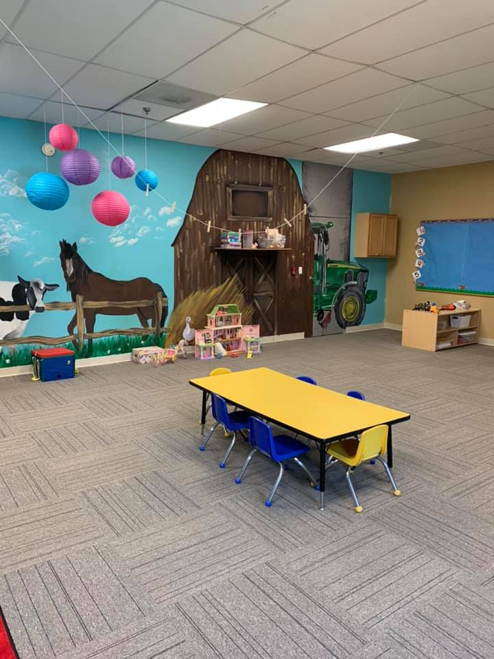 Room with Mini Table on the Center — Cheyenne, WY — The Backyard Child Care Center
