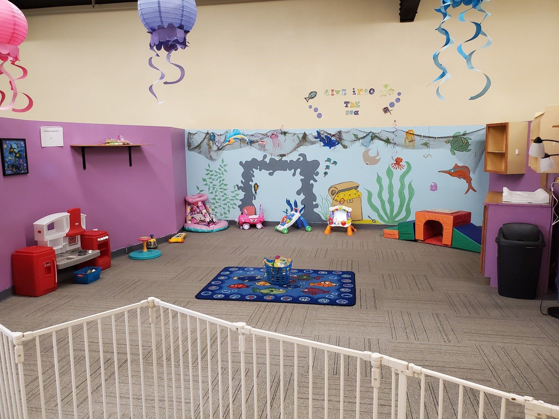 Room with Fence for Toddlers — Cheyenne, WY — The Backyard Child Care Center
