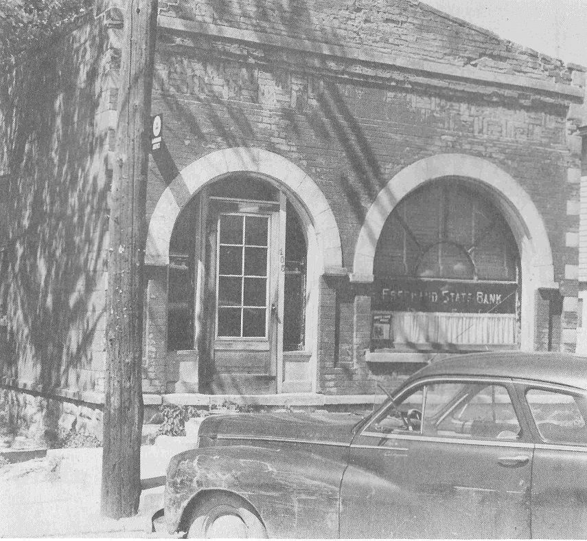 Freeland State Bank circa 1948