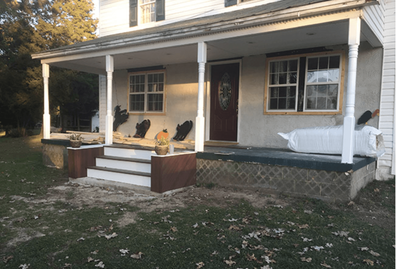 House front before