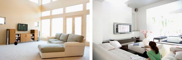 TV wall mount installation