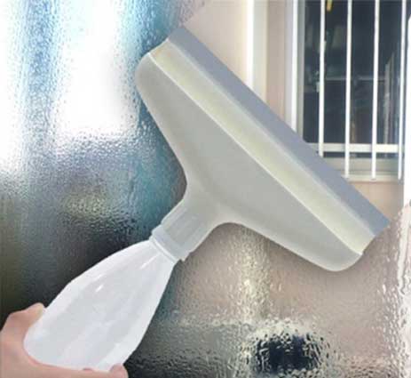 Wipe condensation from windows