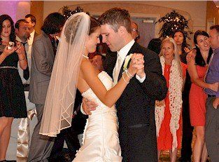 bride and groom first dance at Atkinson Country Club NH