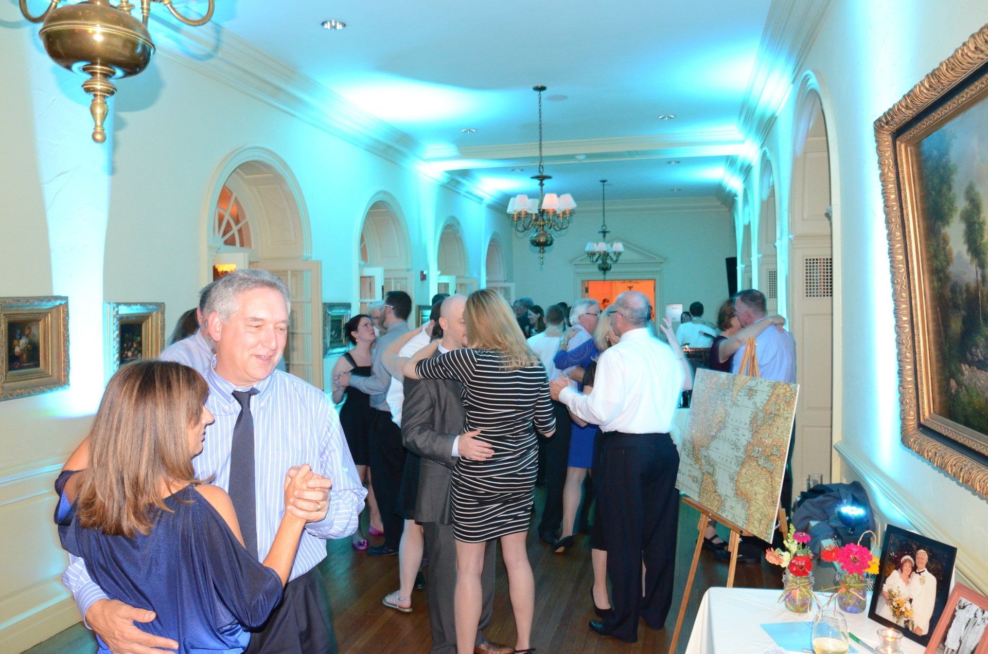 wedding guests dancing at exeter inn, exeter, New Hampshire