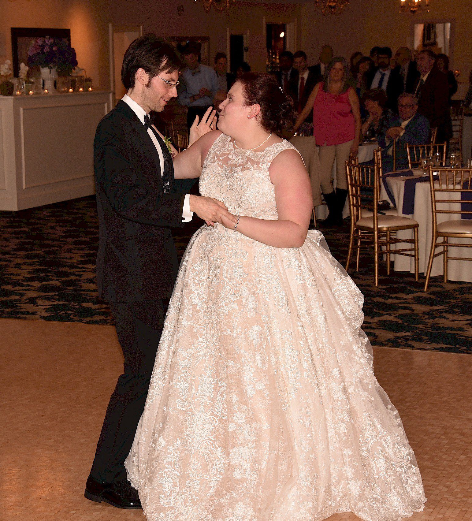 MA groom bride first dance DJ at The Essex Room, Essex, Massachusetts